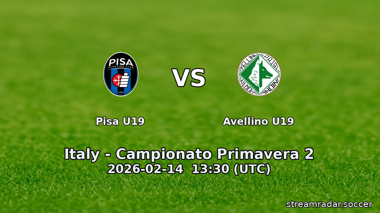 Pisa U19 vs Avellino U19