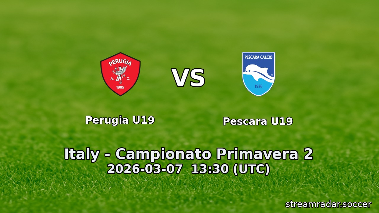 Perugia U19 vs Pescara U19