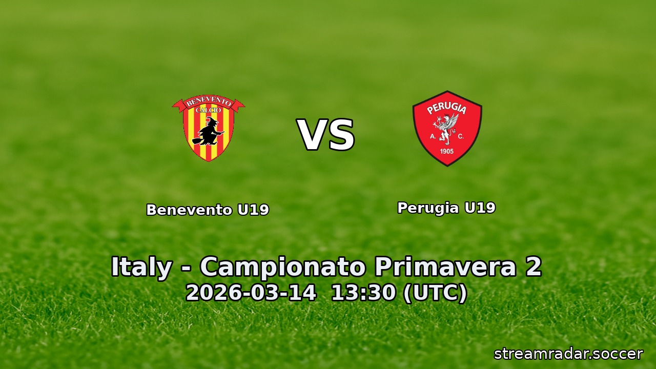 Benevento U19 vs Perugia U19