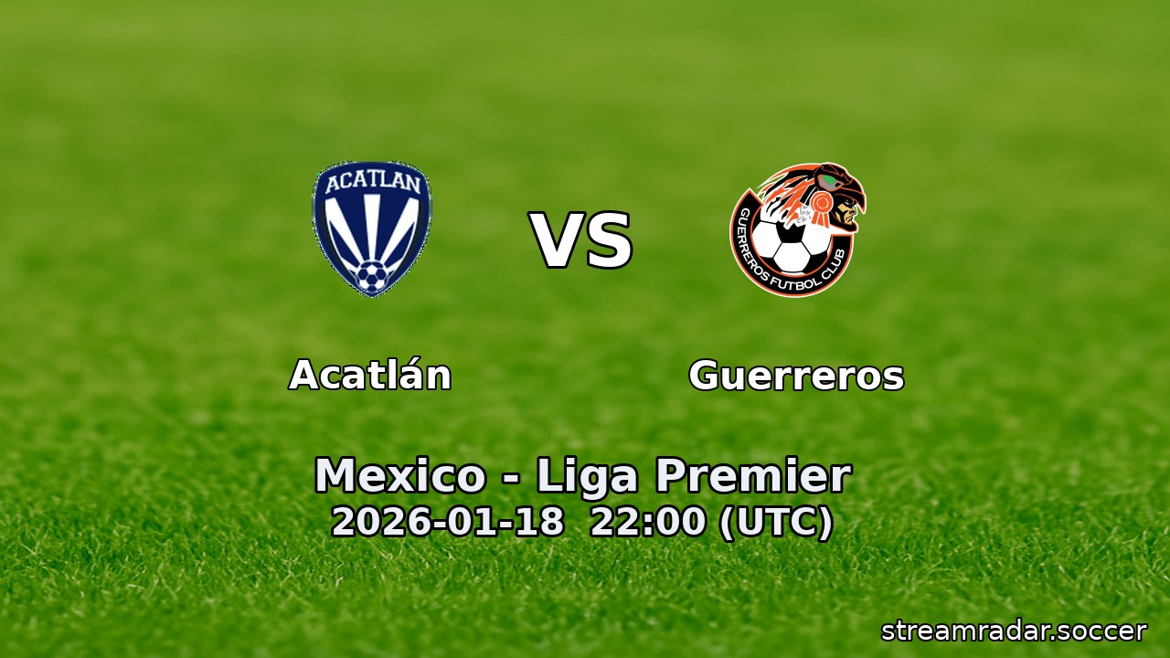Acatlán vs Guerreros