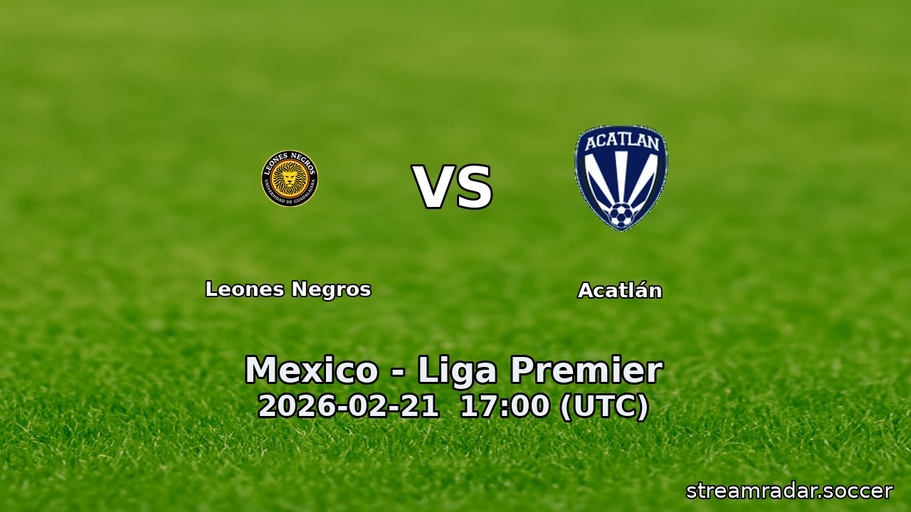 Leones Negros vs Acatlán