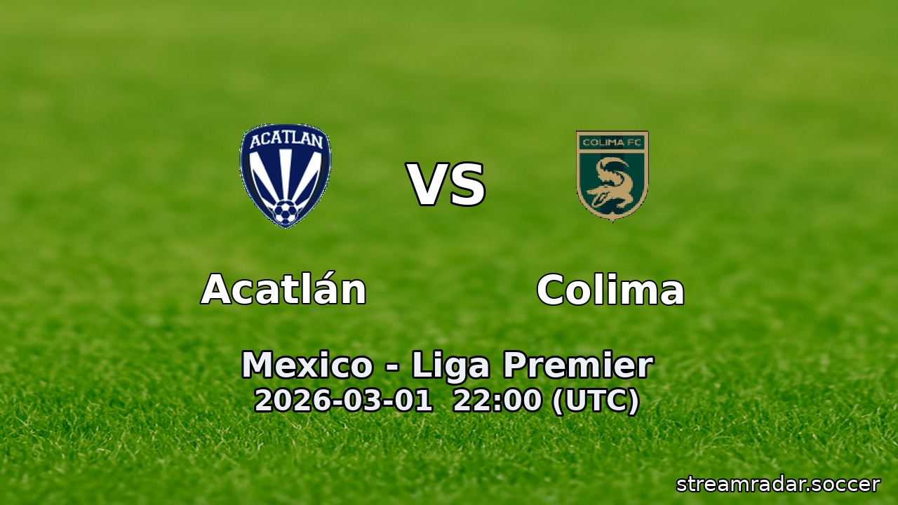 Acatlán vs Colima