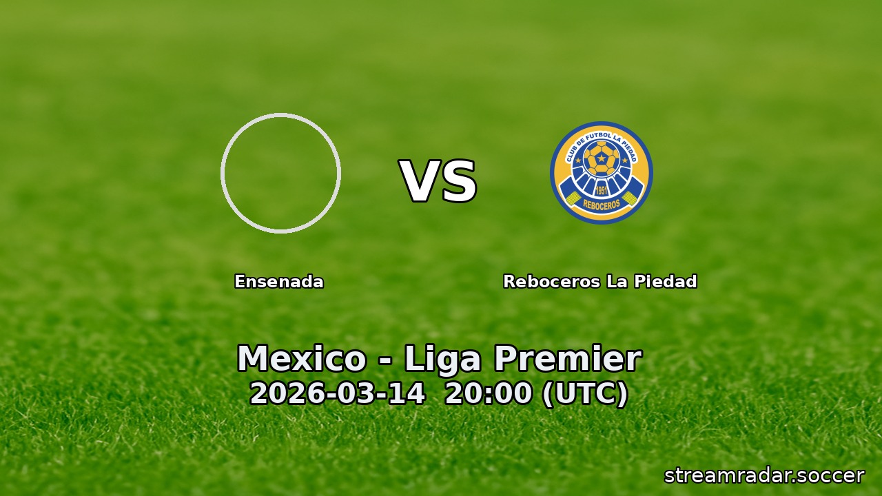 Ensenada vs Reboceros La Piedad