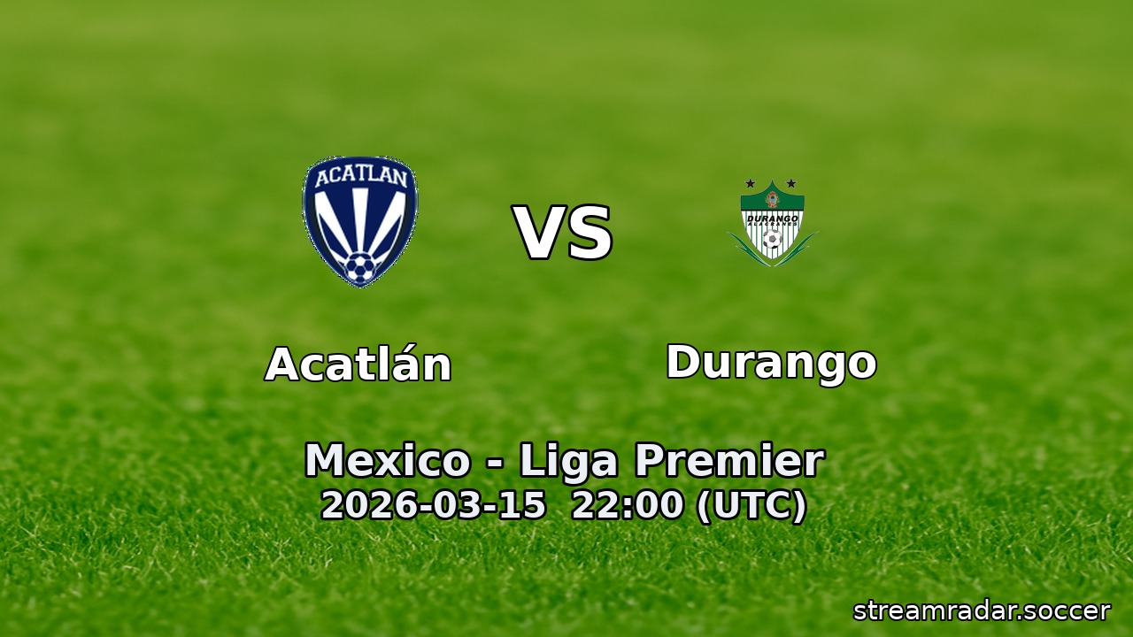 Acatlán vs Durango