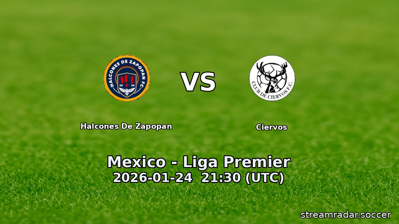 Halcones De Zapopan vs Ciervos