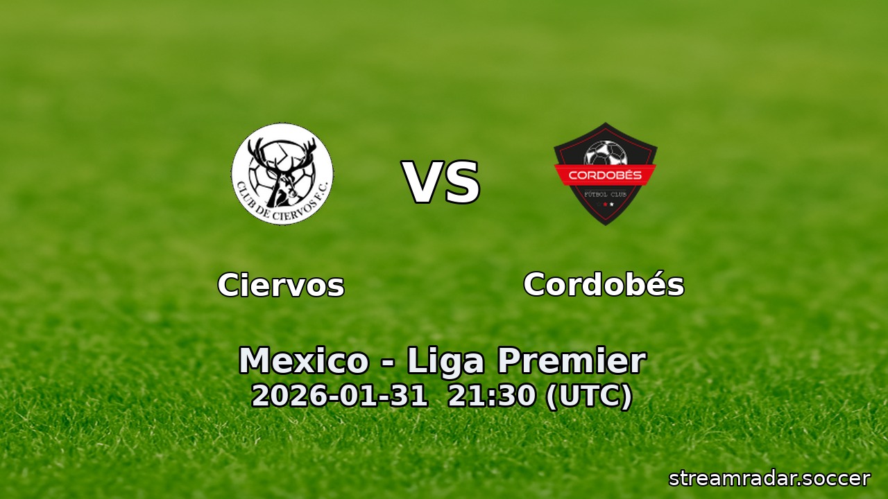 Ciervos vs Cordobés