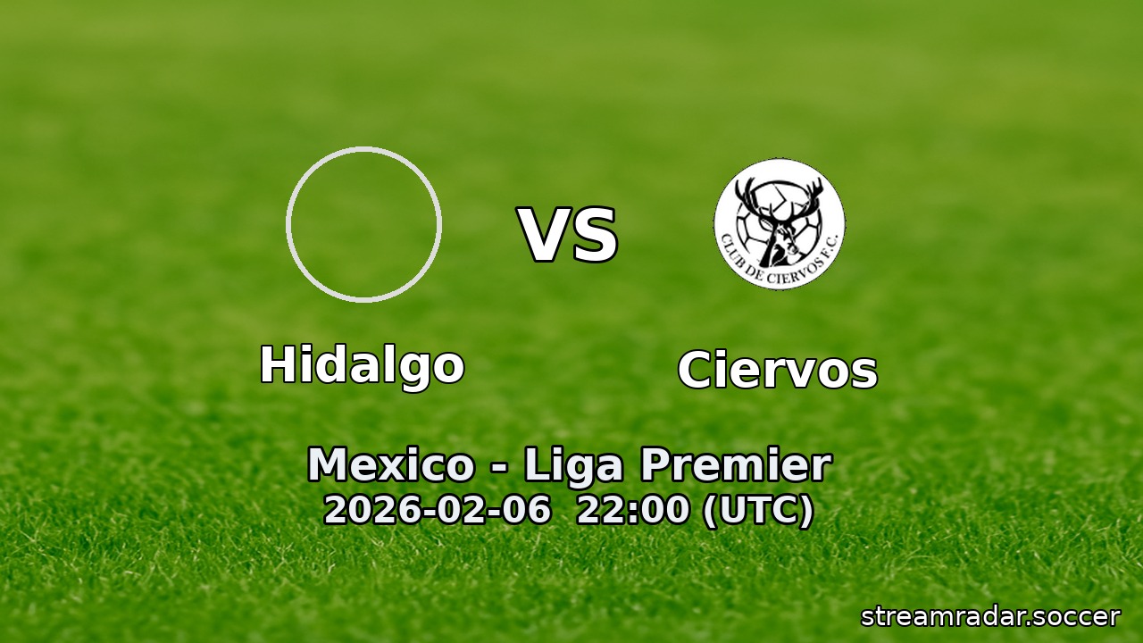 Hidalgo vs Ciervos