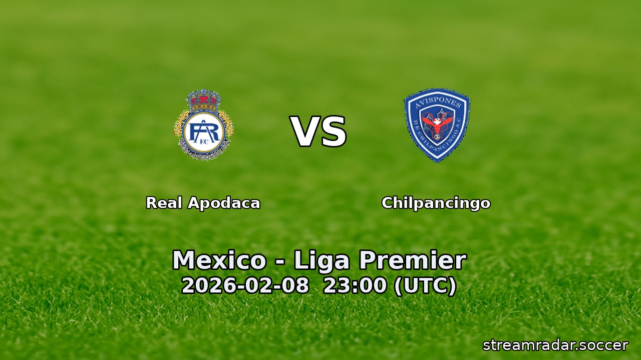 Real Apodaca vs Chilpancingo