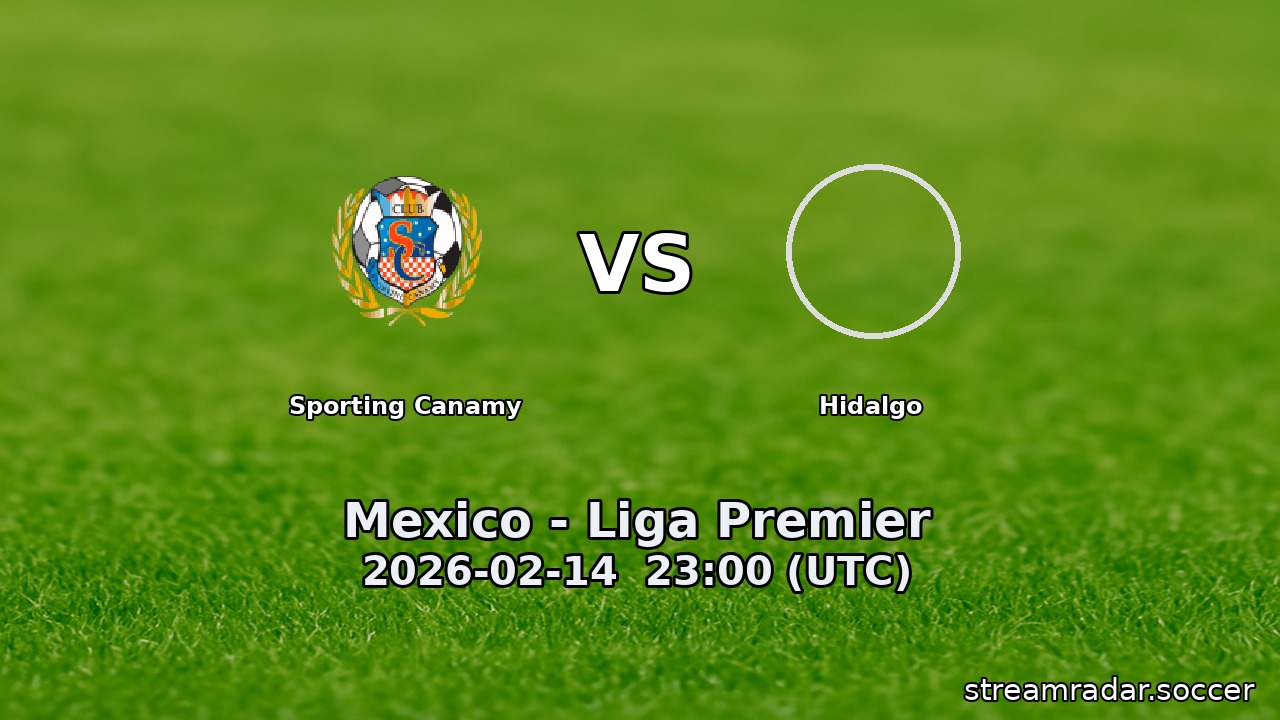 Sporting Canamy vs Hidalgo