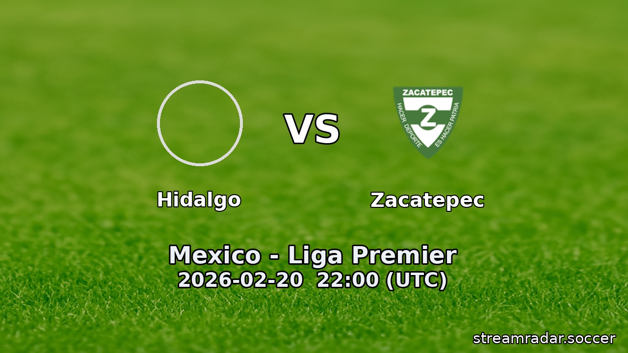 Hidalgo vs Zacatepec