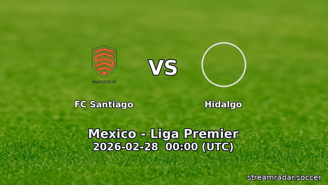 FC Santiago vs Hidalgo