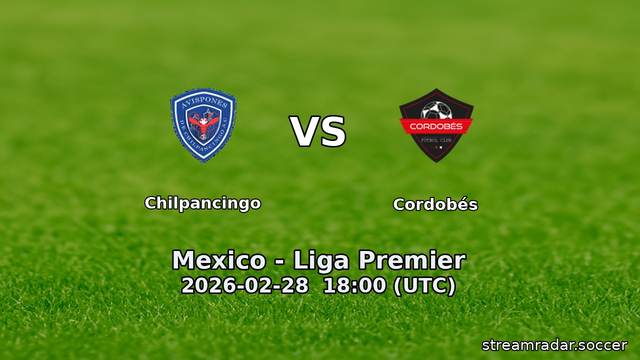 Chilpancingo vs Cordobés