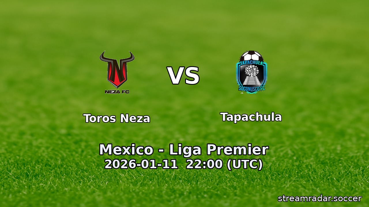 Toros Neza vs Tapachula