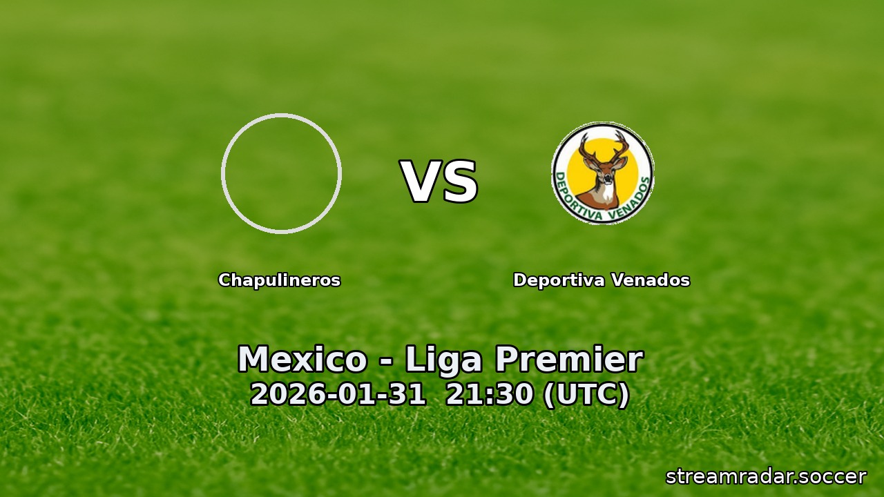 Chapulineros vs Deportiva Venados