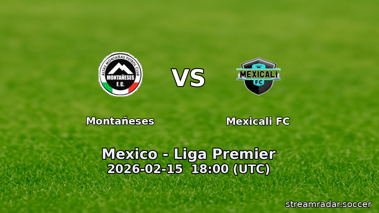 Montañeses vs Mexicali FC