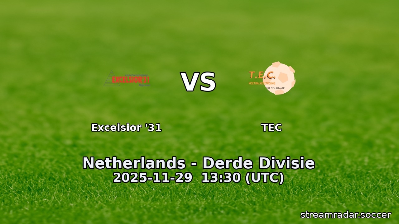Excelsior '31 vs TEC