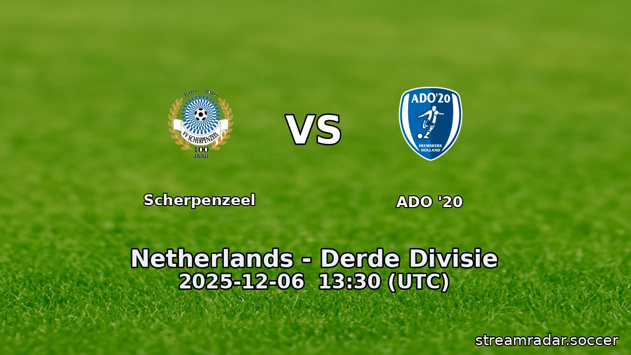 Scherpenzeel vs ADO '20