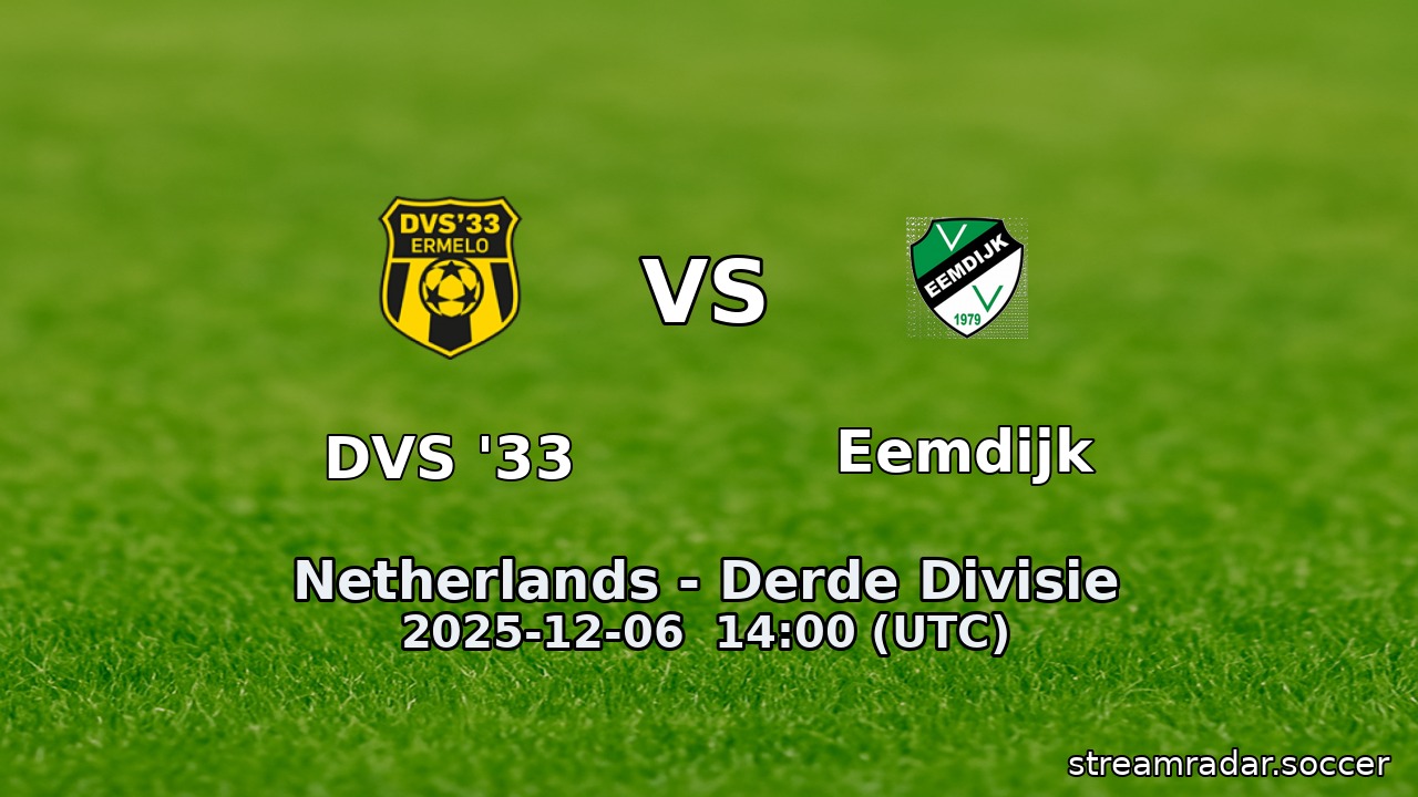 DVS '33 vs Eemdijk