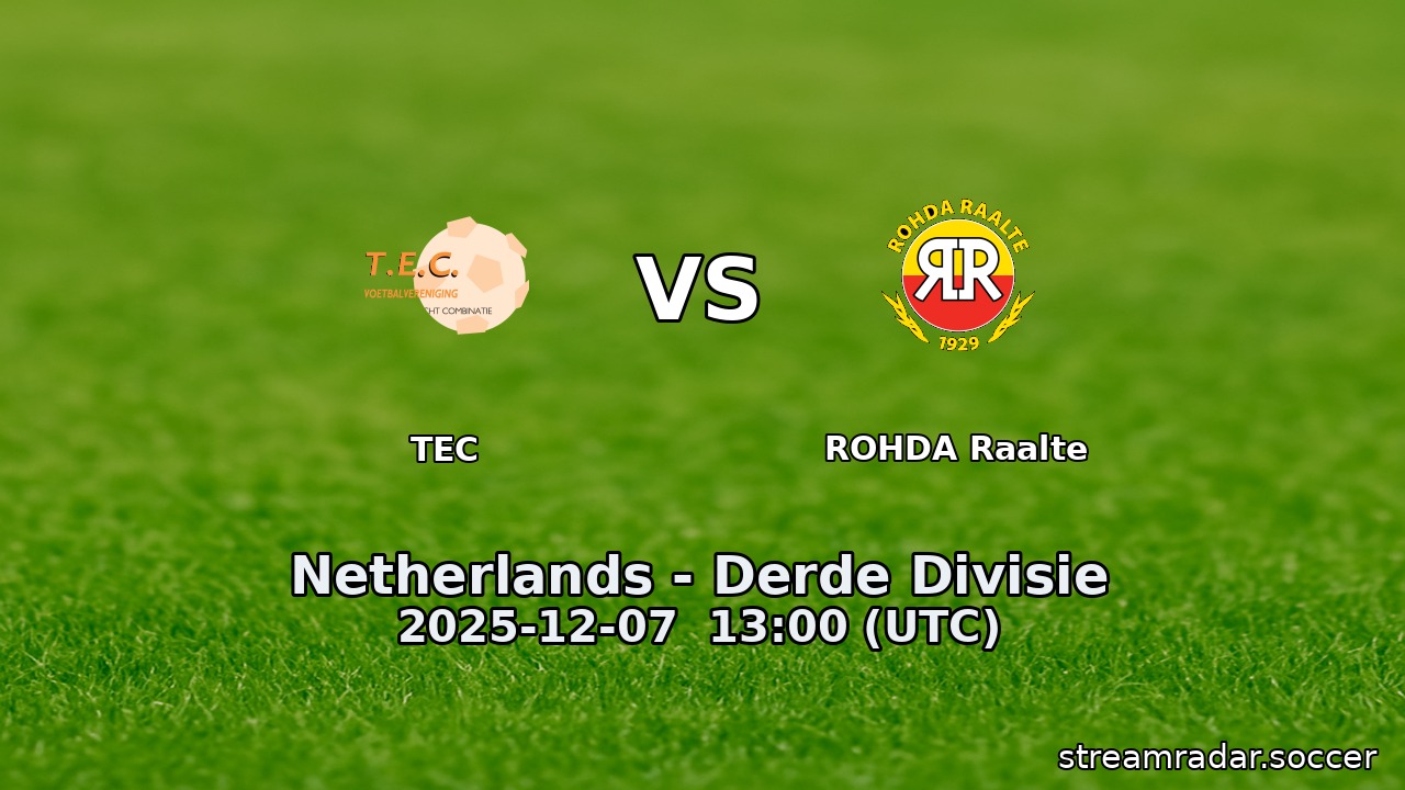 TEC vs ROHDA Raalte