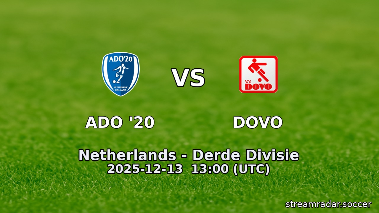 ADO '20 vs DOVO