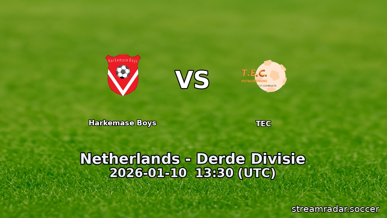 Harkemase Boys vs TEC