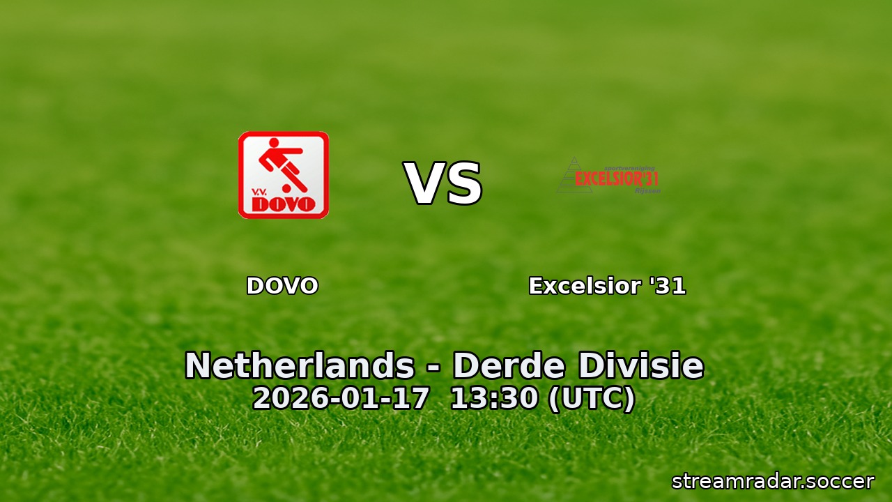 DOVO vs Excelsior '31