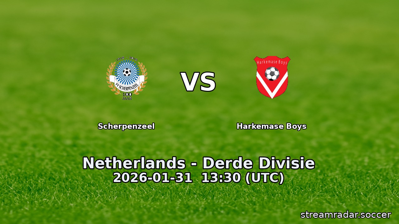 Scherpenzeel vs Harkemase Boys