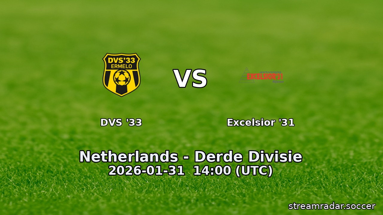 DVS '33 vs Excelsior '31