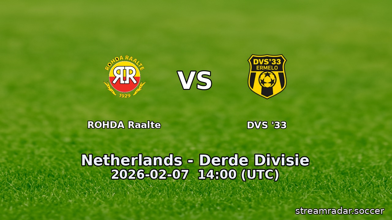 ROHDA Raalte vs DVS '33