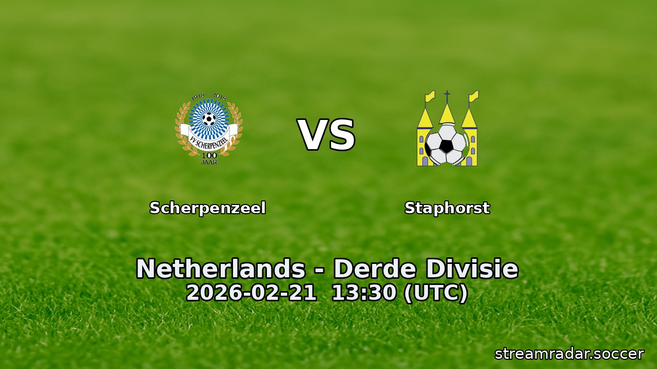 Scherpenzeel vs Staphorst