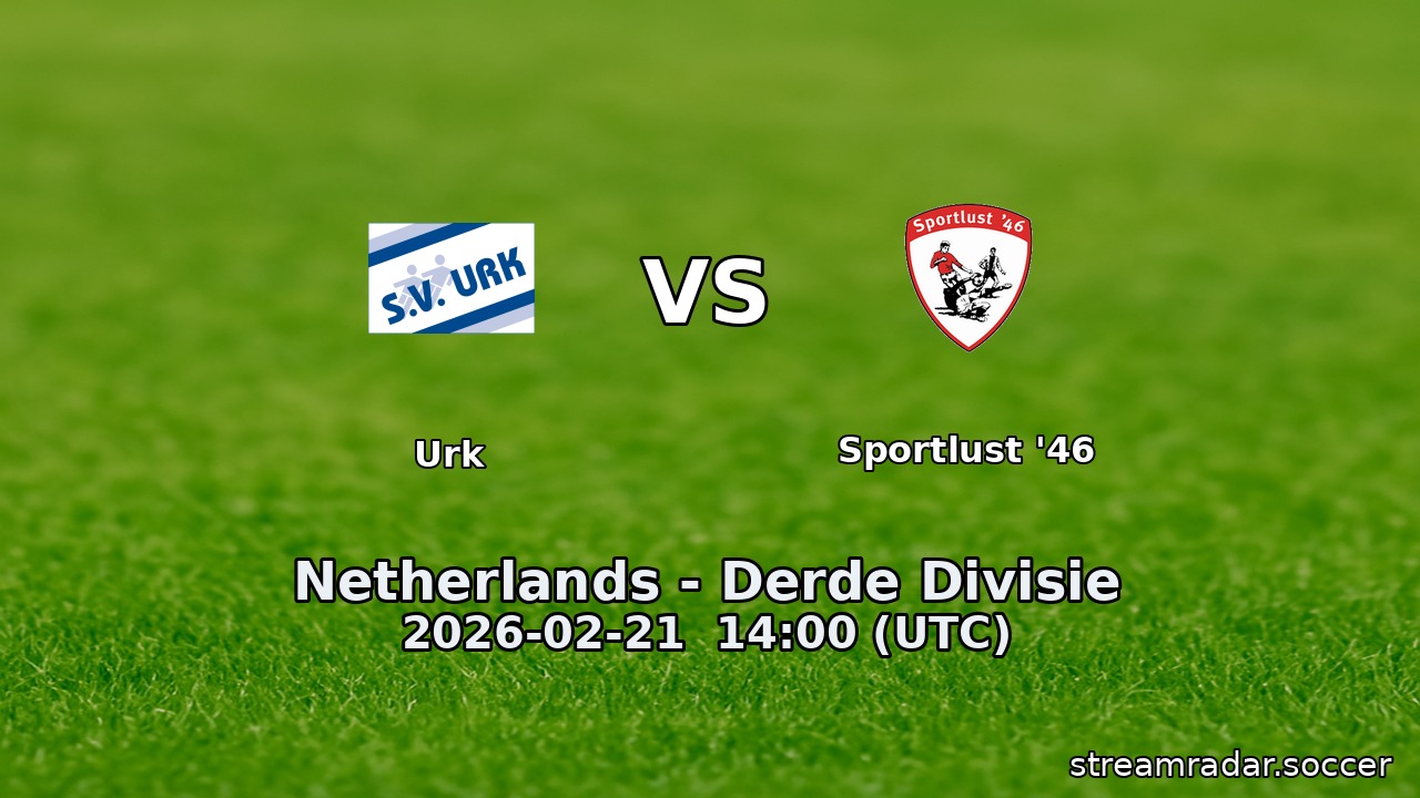 Urk vs Sportlust '46