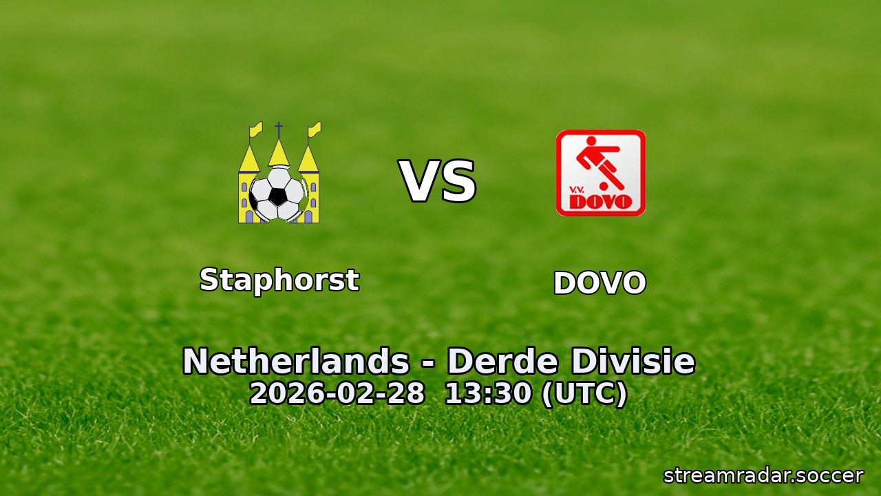 Staphorst vs DOVO