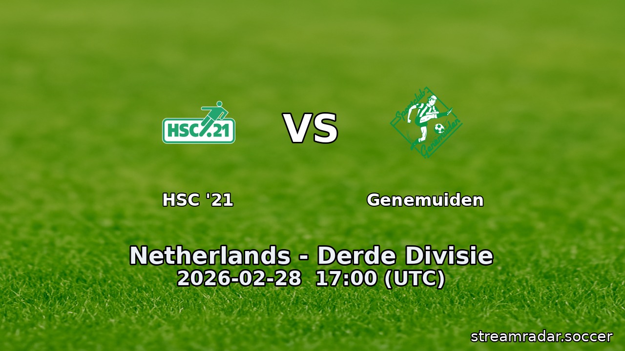 HSC '21 vs Genemuiden