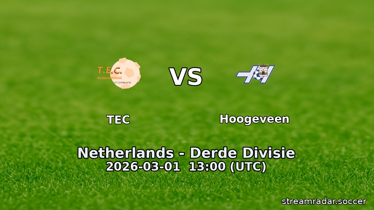 TEC vs Hoogeveen