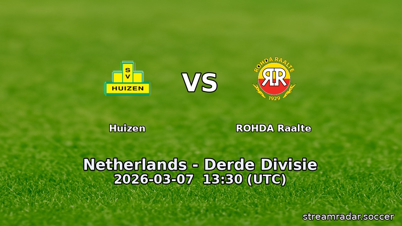 Huizen vs ROHDA Raalte