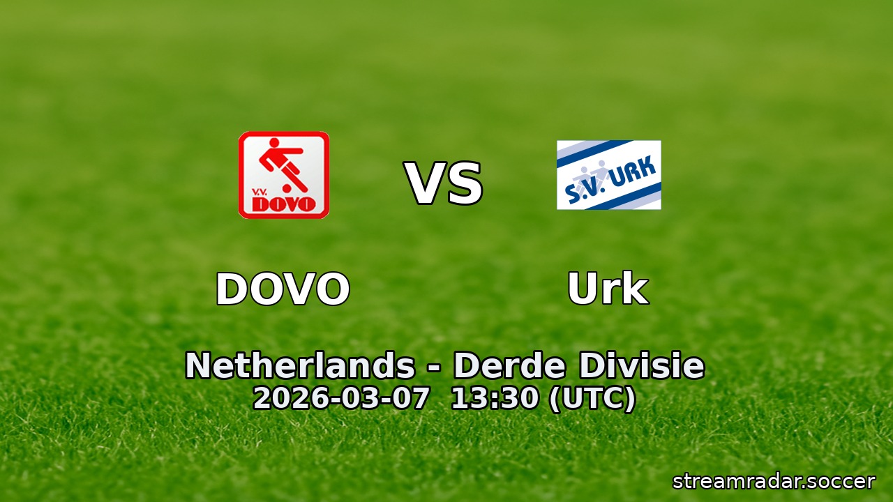 DOVO vs Urk