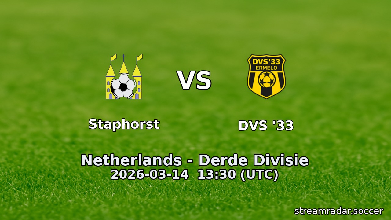 Staphorst vs DVS '33