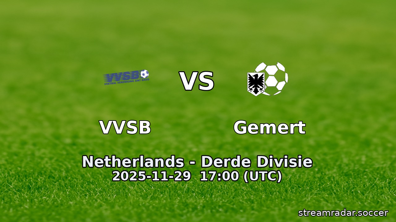 VVSB vs Gemert