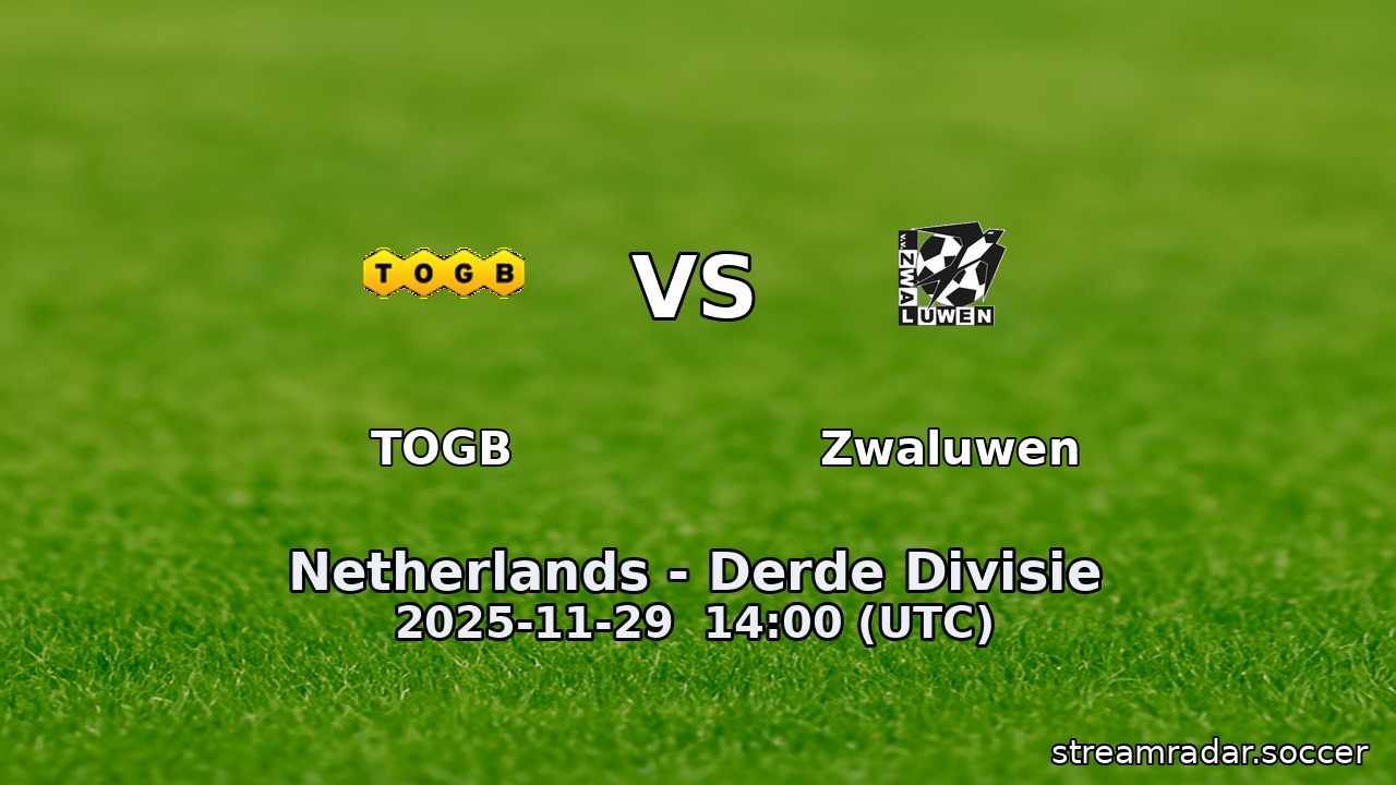 TOGB vs Zwaluwen