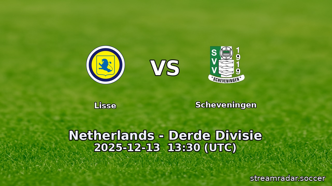Lisse vs Scheveningen