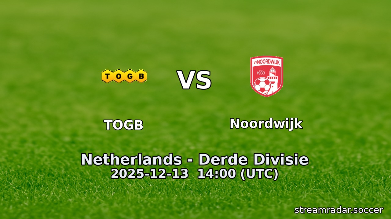 TOGB vs Noordwijk