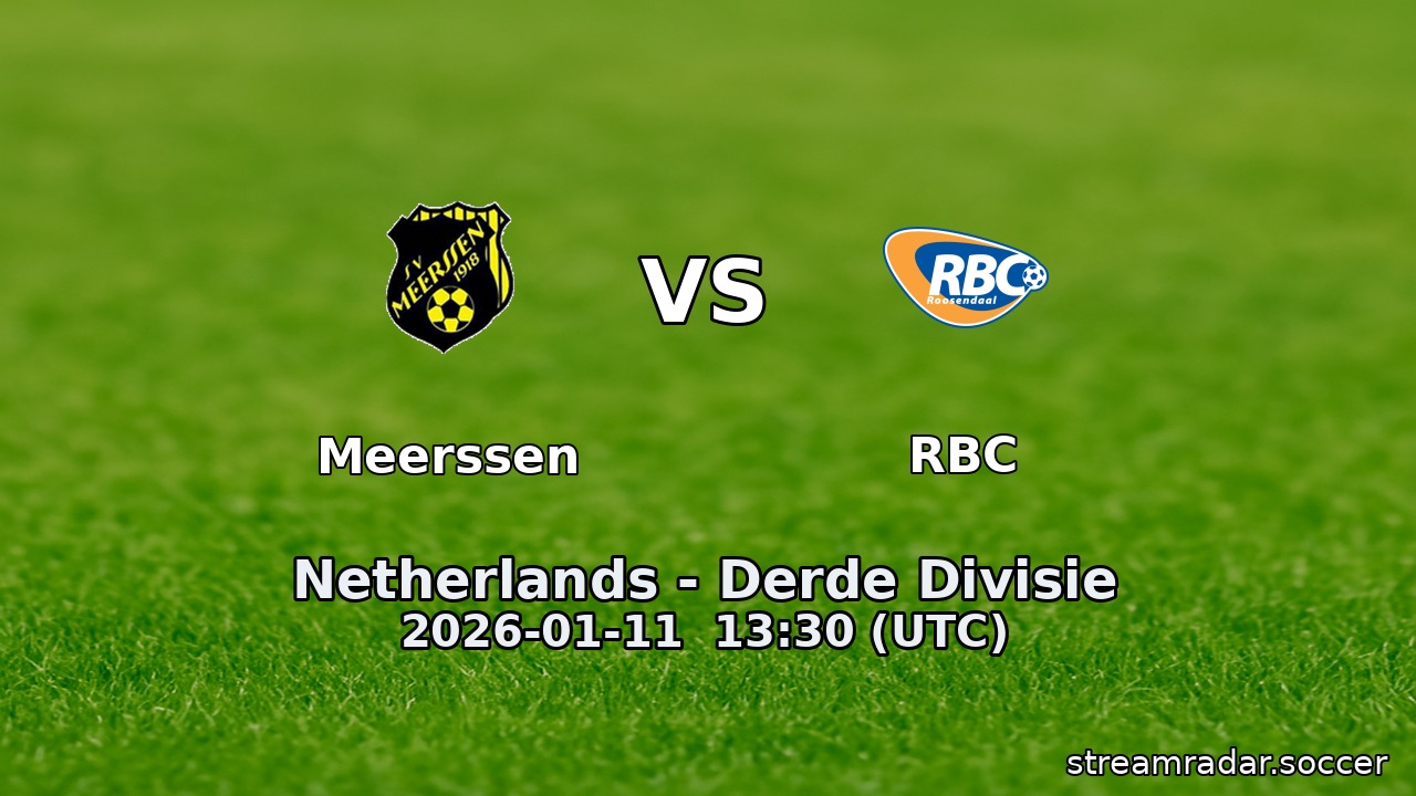 Meerssen vs RBC