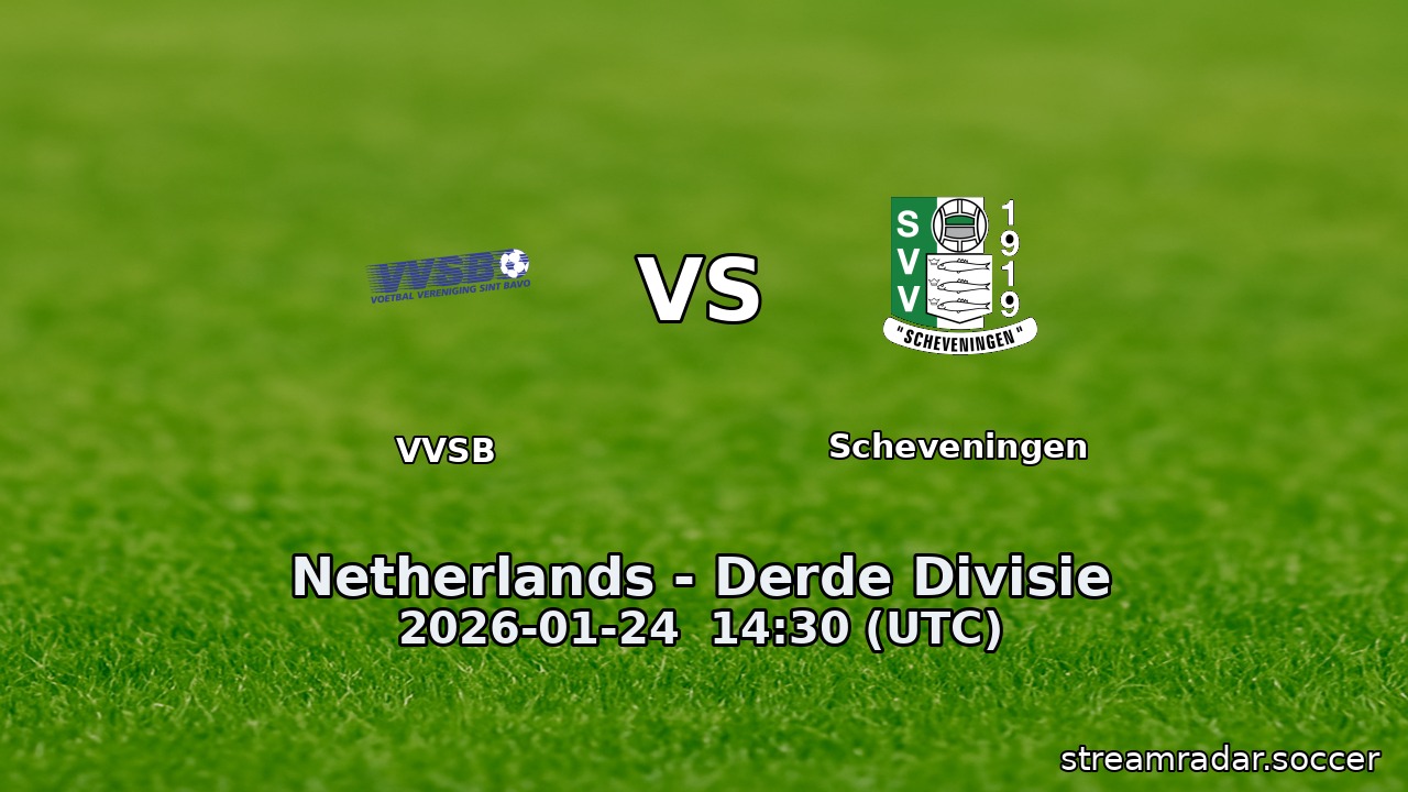 VVSB vs Scheveningen