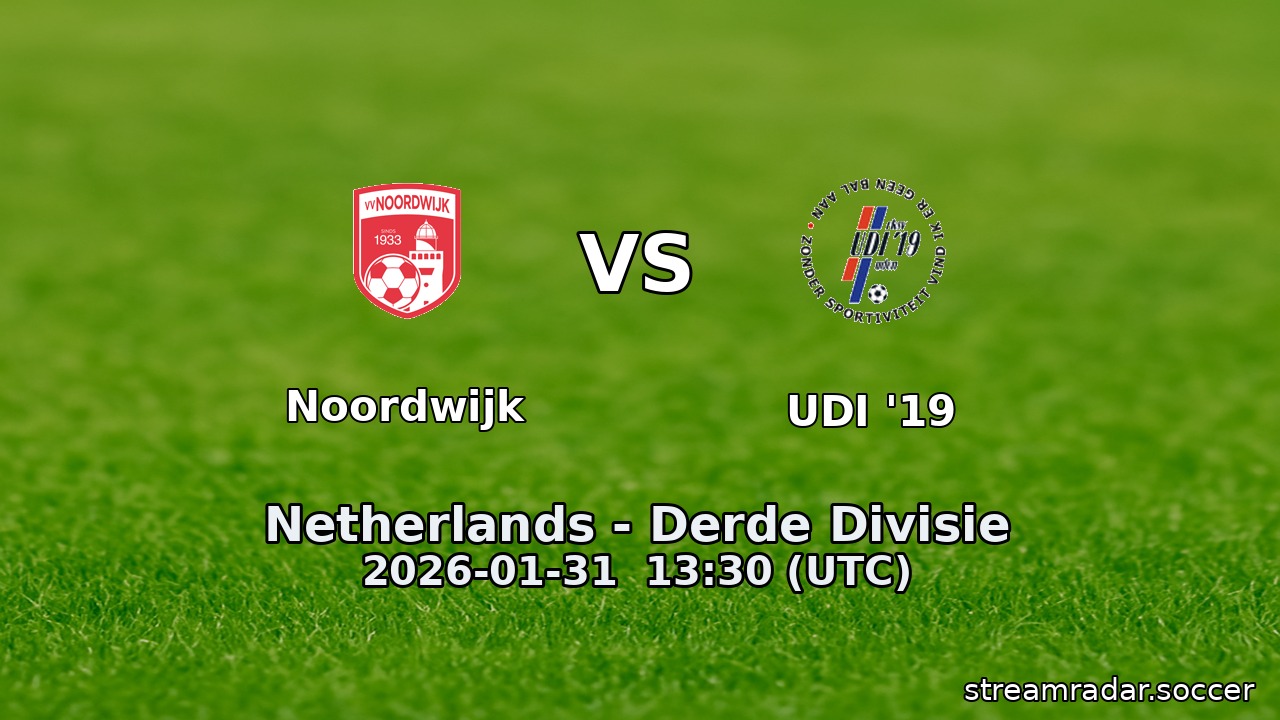 Noordwijk vs UDI '19