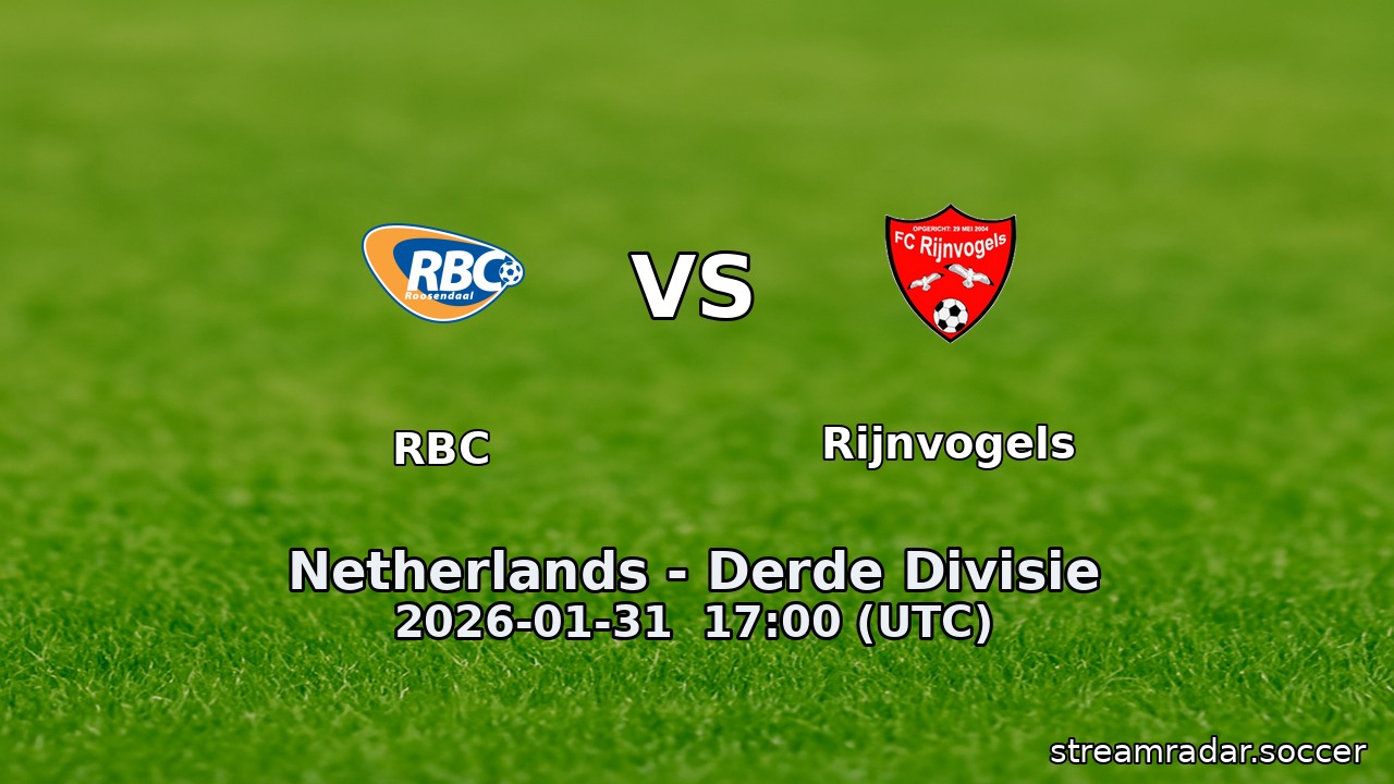 RBC vs Rijnvogels