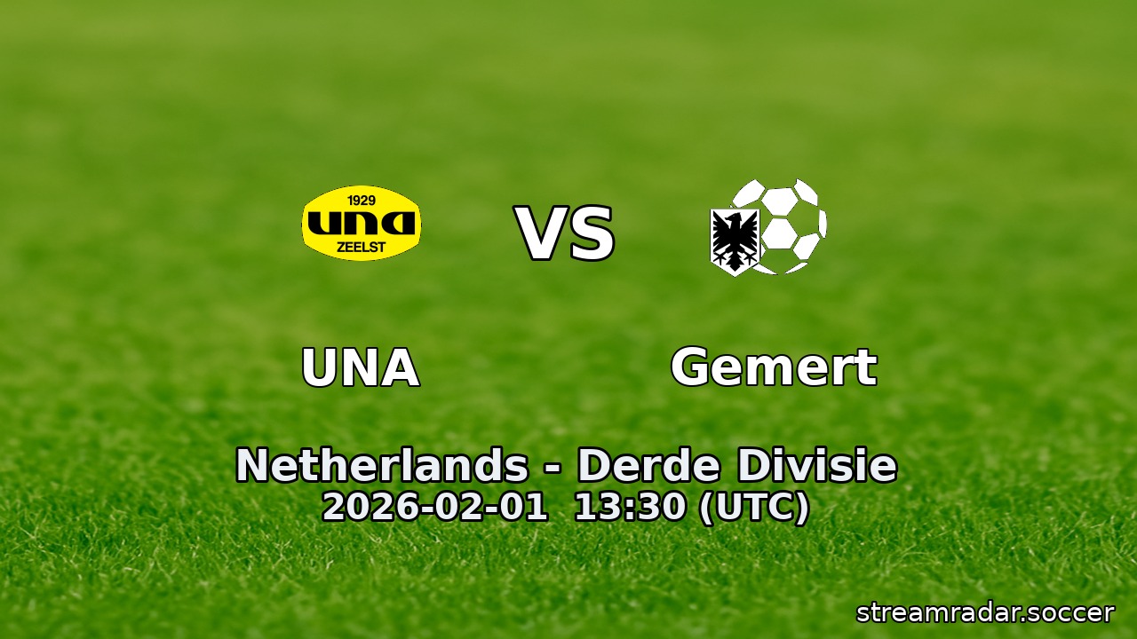 UNA vs Gemert