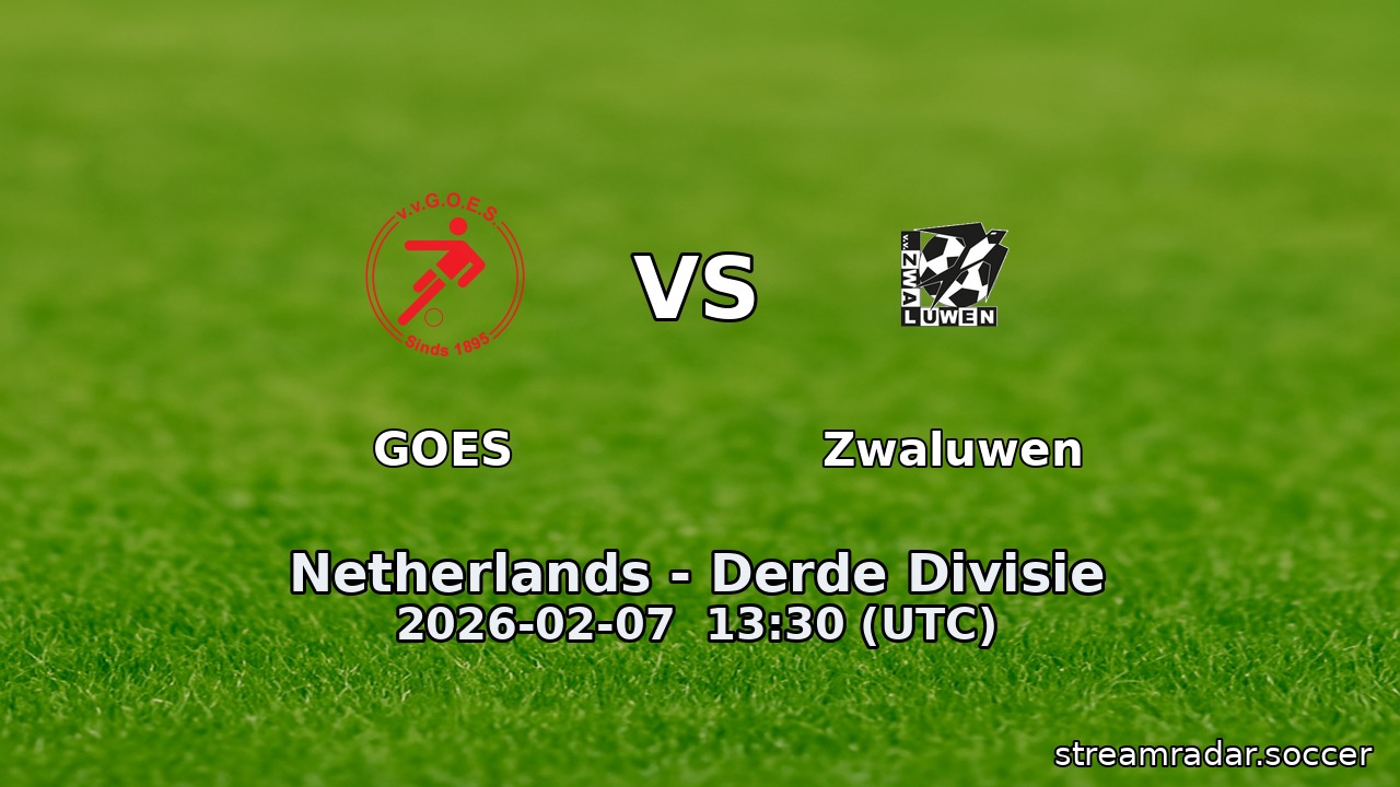 GOES vs Zwaluwen