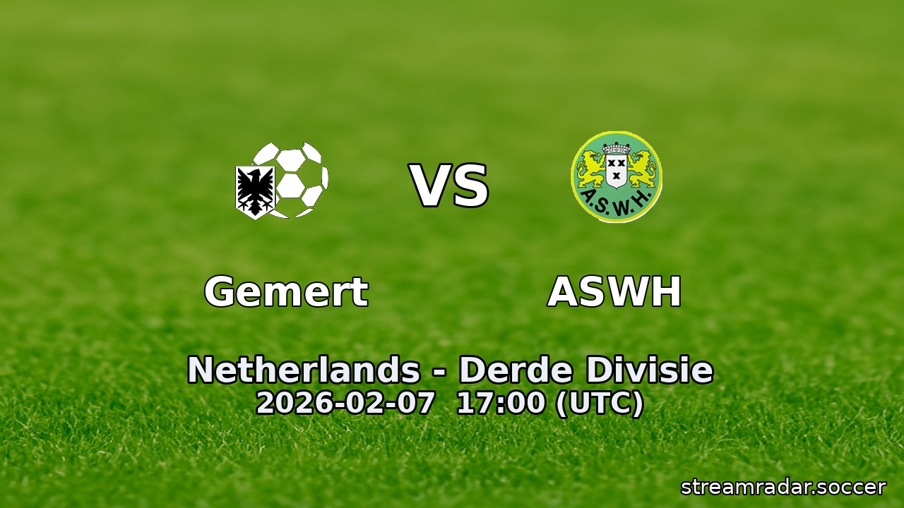Gemert vs ASWH