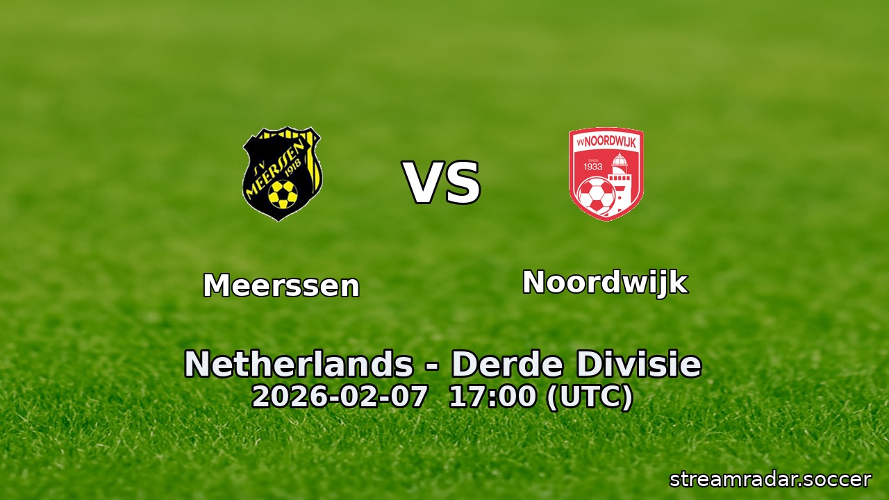 Meerssen vs Noordwijk