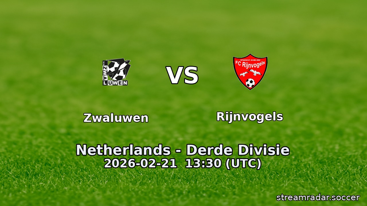 Zwaluwen vs Rijnvogels